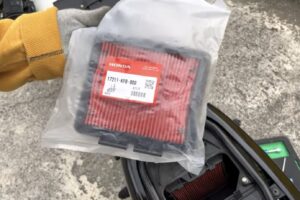 CB223のエアーフィルターをDIYで交換